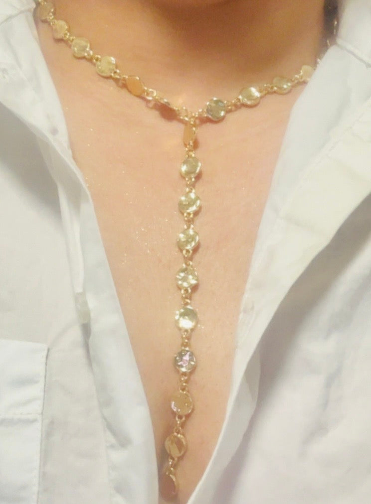 Golden Cascade Necklace