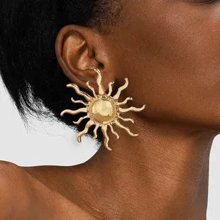 Sun Earrings for women.