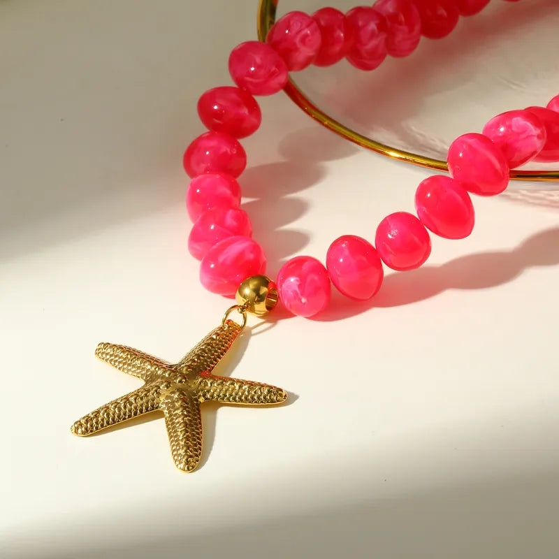 Women’s Marine Style Starfish Pendant Necklace.